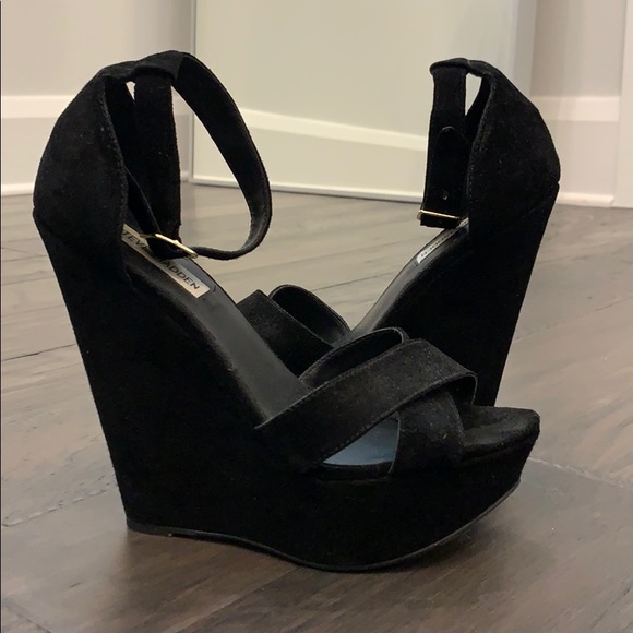 Steve Madden Xenon Wedge - Black - Picture 5 of 7